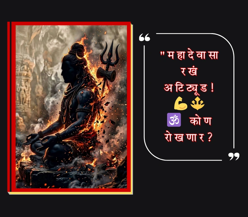 mahadev caption in marathi