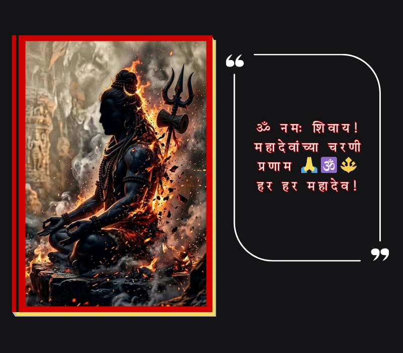 mahadev caption in marathi