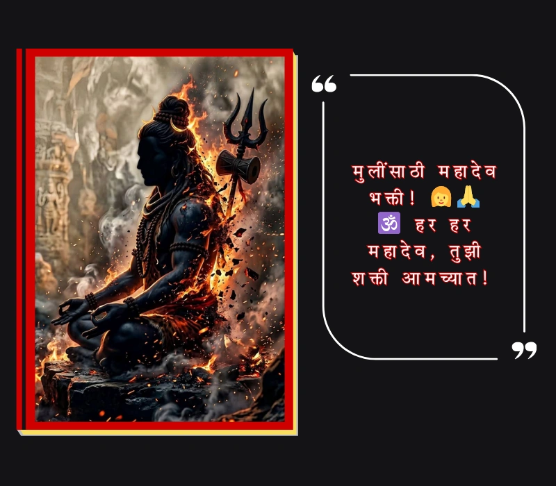 mahadev caption in marathi