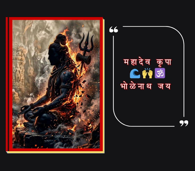 mahadev caption in marathi