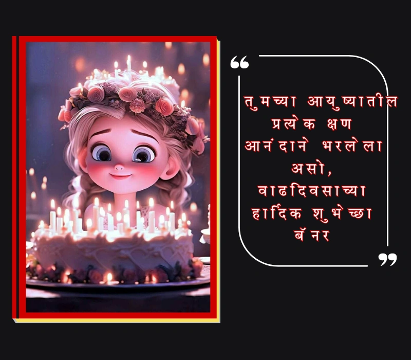 वाढदिवसाच्या हार्दिक शुभेच्छा