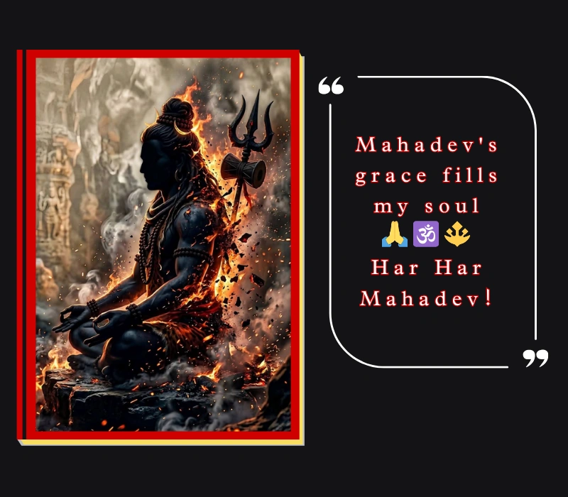 mahadev caption in marathi