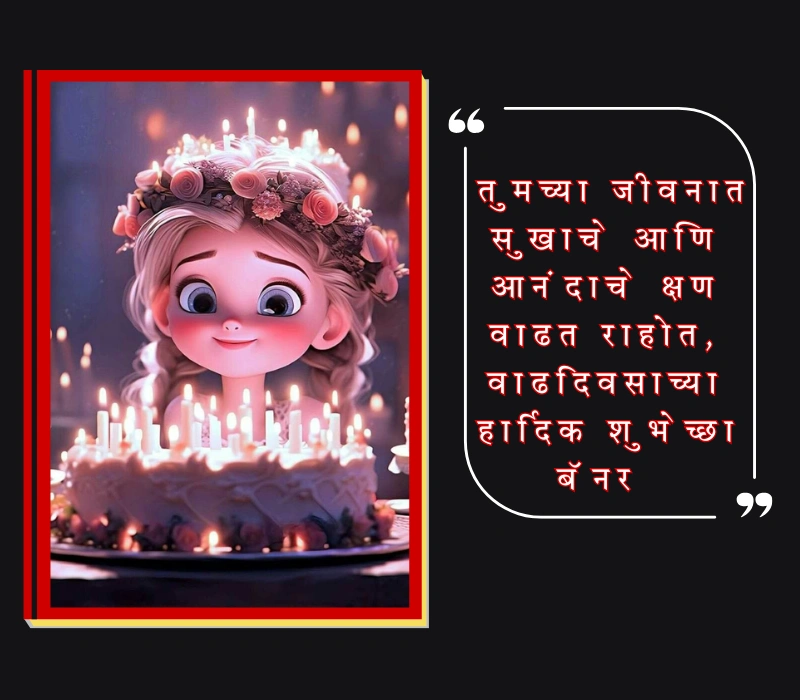 वाढदिवसाच्या हार्दिक शुभेच्छा