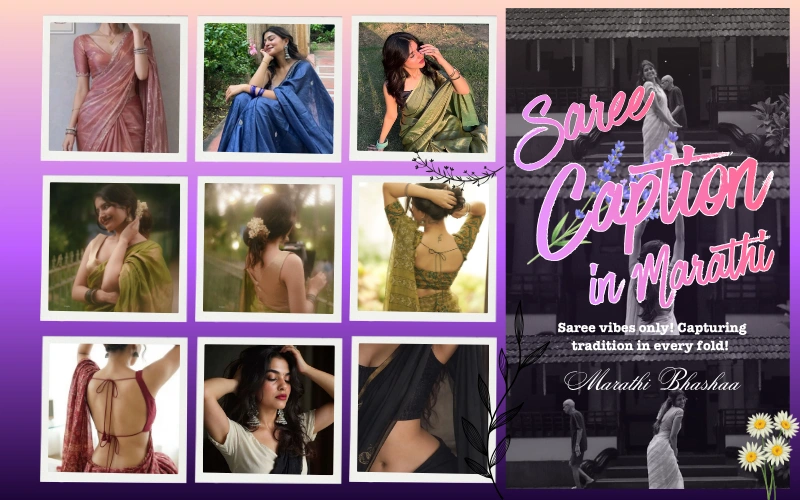 nauvari saree caption for instagram in marathi