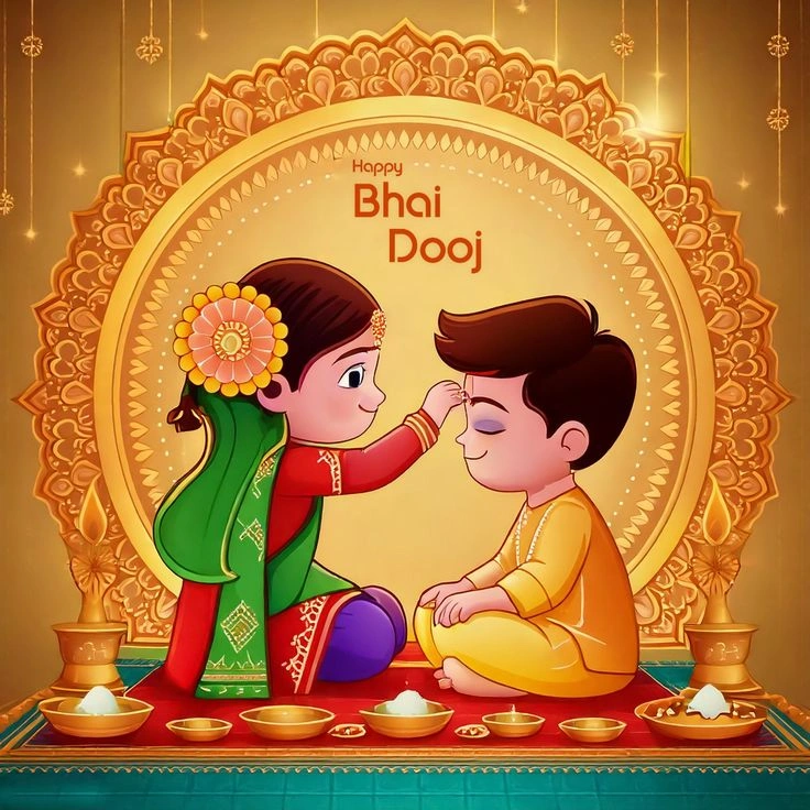 शुभकामनाएं Happy Bhai Dooj Wishes in Hindi, 