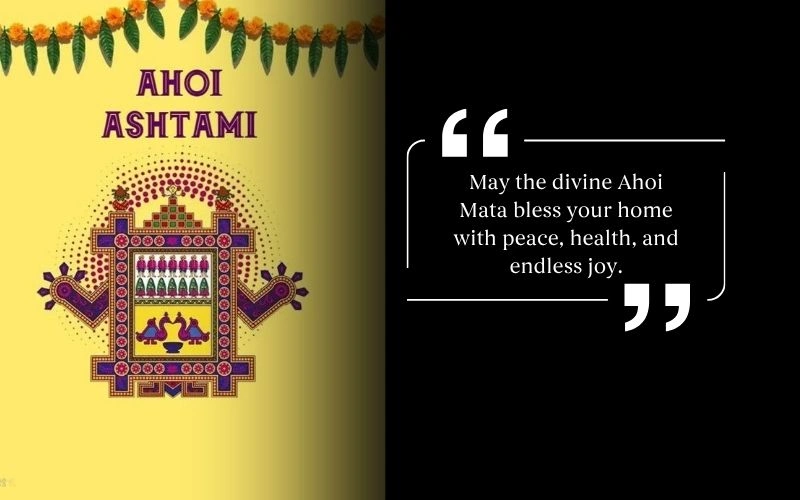 Ahoi Ashtami Wishes in Hindi
