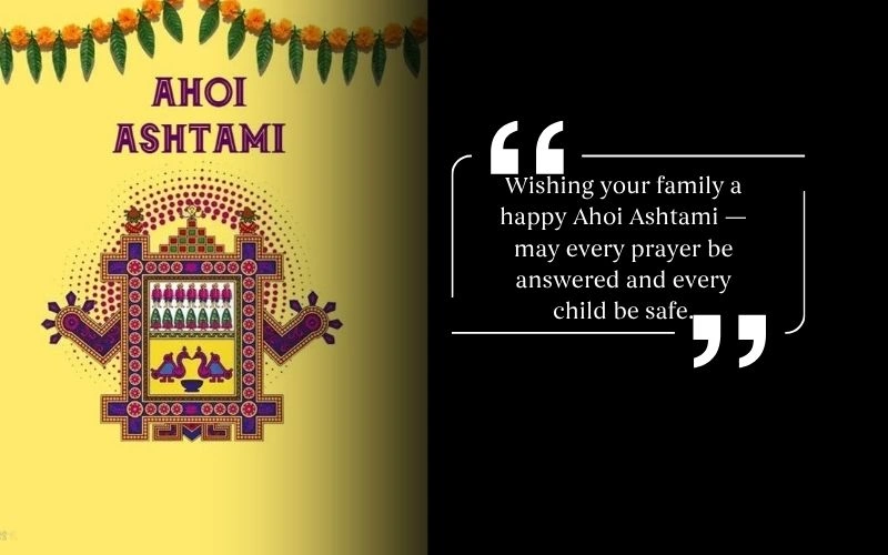 Ahoi Ashtami Wishes for Child