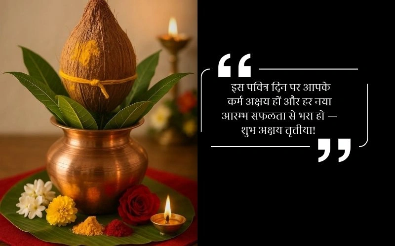 Akshaya Tritiya Caption in Hindi