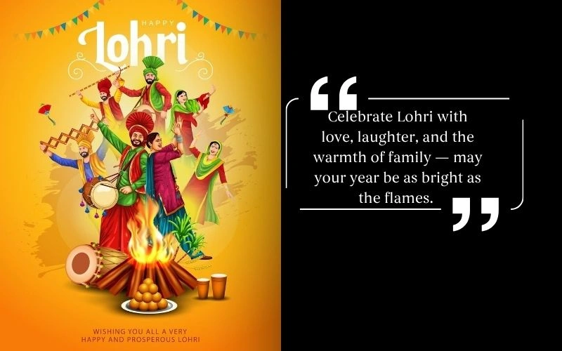 Happy Lohri Wishes for Wife