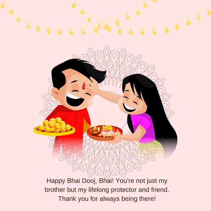 Happy Bhai Dooj Hindi Status, 