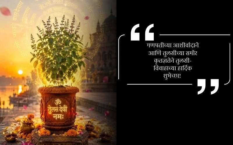 Tulsi Vivah Wishes in English,