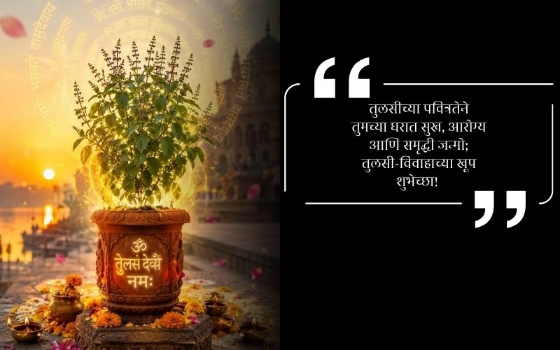 Tulsi Vivah Wishes in English,