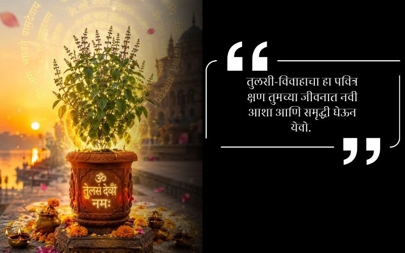Tulsi Vivah Wishes Hindi,